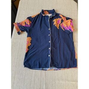 Maaji Tropical Flower inspired print Shirt Size L